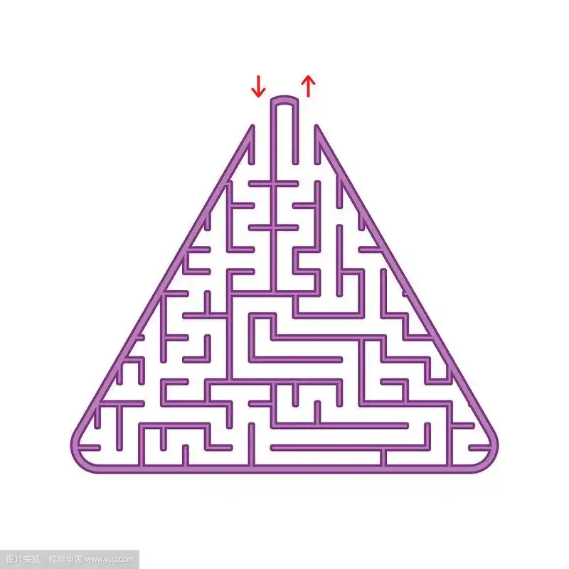 彩色三角迷宫,有趣而又