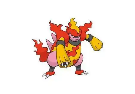 《精灵宝可梦》图鉴467:可以发射出两千度的火球——鸭嘴炎兽_手机