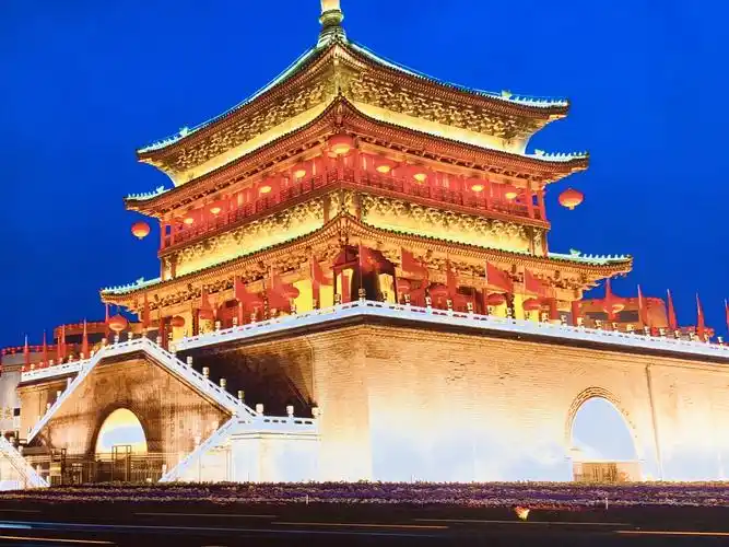 西安古城:不夜城之美景!