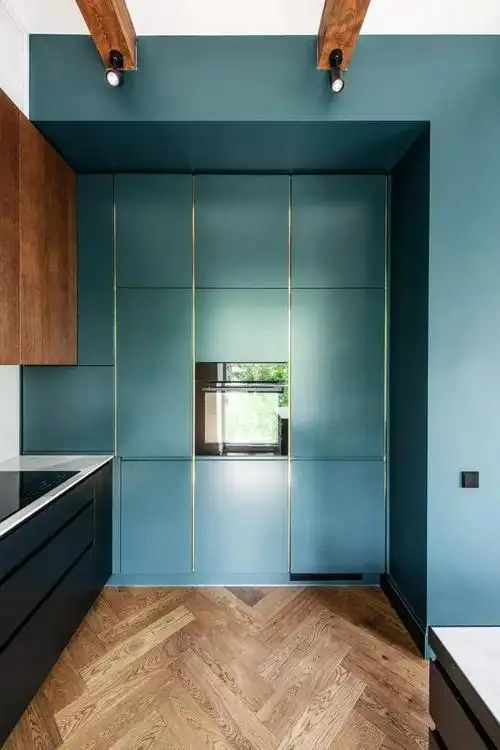 优雅的孔雀绿邂逅秋日温暖精致的小时光