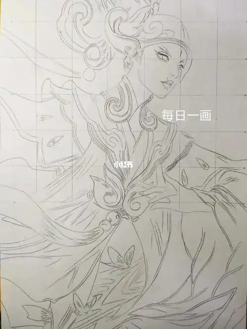 彩铅手上官婉儿