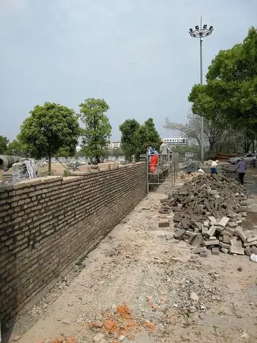 金华市自来水公司应急抢修中心围墙改造工程 顺利竣工