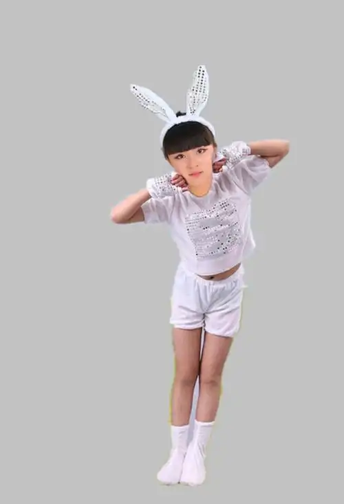 小兔子演出服装六一儿童节小白兔表演服动物新款小孩子幼儿园舞蹈