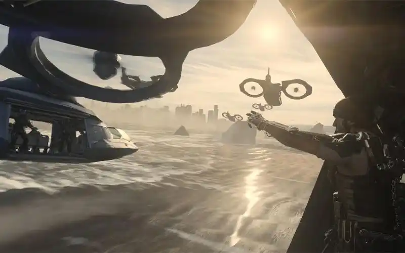 【使命召唤11】游戏剧情流程第四期,外骨骼装甲小队进攻敌方基地