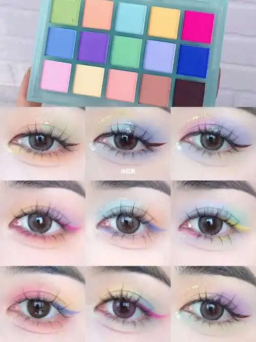 ucanbe彩色眼影眼妆合集收藏起来慢慢画