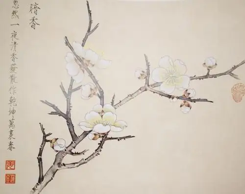 浅谈工笔白梅画法技巧