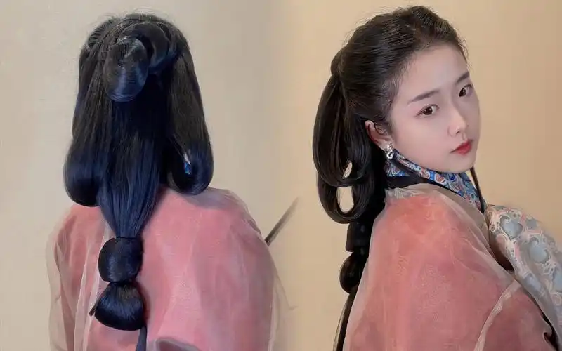 【汉服发型教程】在线求仙女返图|汉堕马髻汉服发型教程