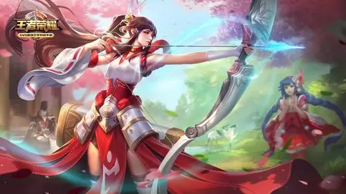 伽罗花见巫女王者荣耀壁纸壁纸