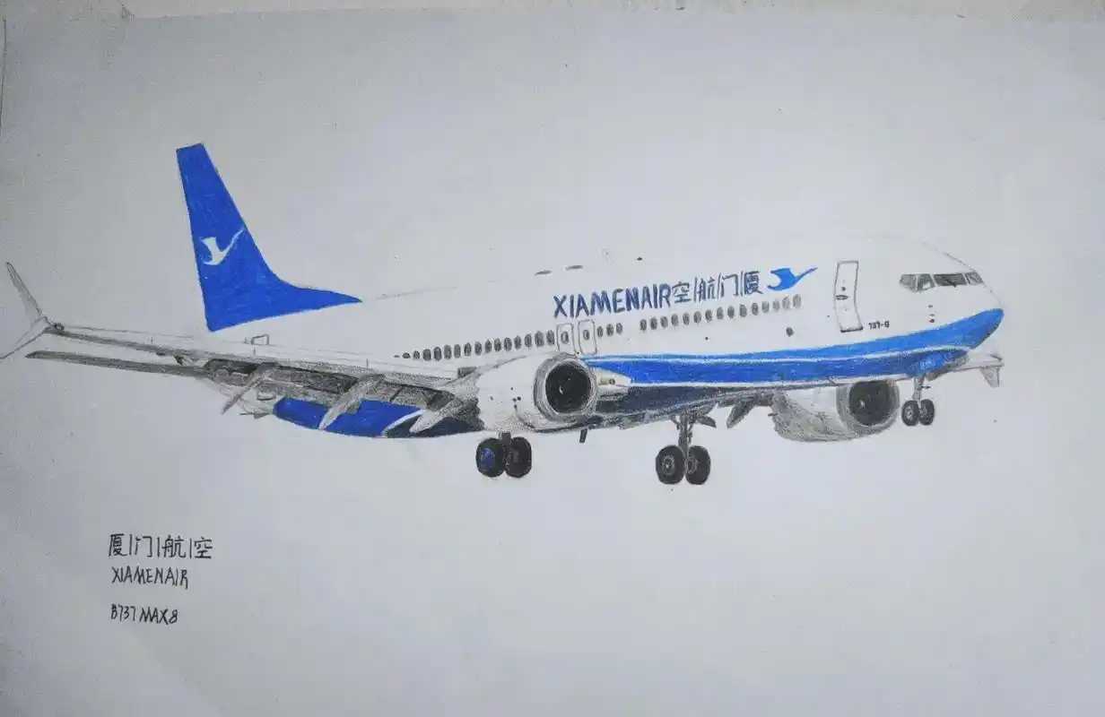 就是爱画这些#想画就画 #飞友#航空绘画#空客#波音@航空绘 - 抖音