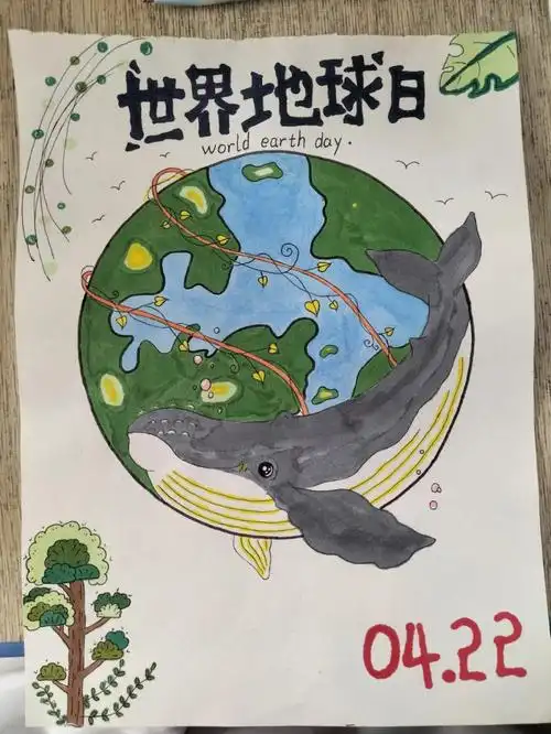 手绘  #世界地球日