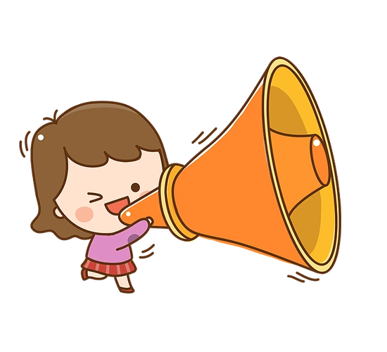 agustd_ynwa从幸运小7转采于2018-05-24 14:48:37喊喇叭的小女孩卡通