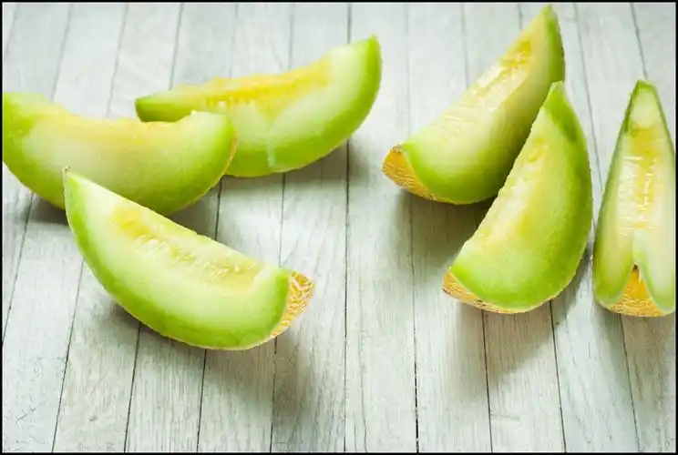 slices of honeydew melon