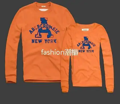 美国af 代购 2015秋冬美国麋鹿牌new york大字母a休闲纯棉情侣af衣服