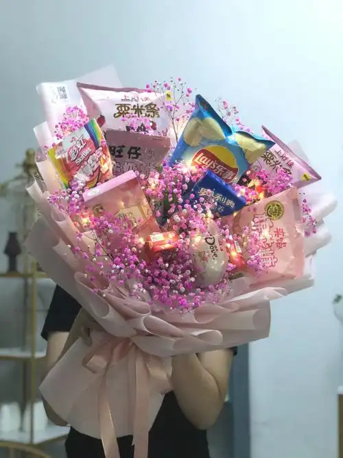 小朋友的快乐零食花束