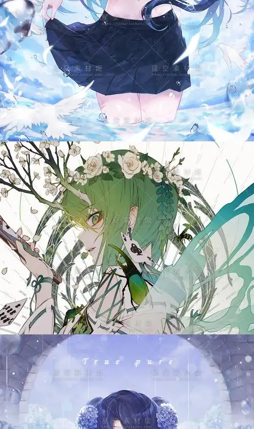 游戏原画资料韩国画师wanke唯美插画作品集视频教程p