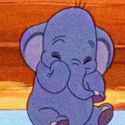 小飞象头像可爱图片迪士尼小飞象卡通图片