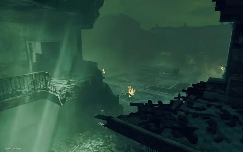 作品废墟战场游戏电影场景设计