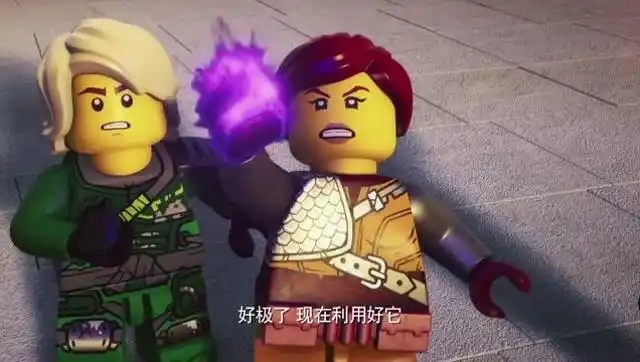 乐高幻影忍者天乐控制巨石怪开始反击加满都大魔王