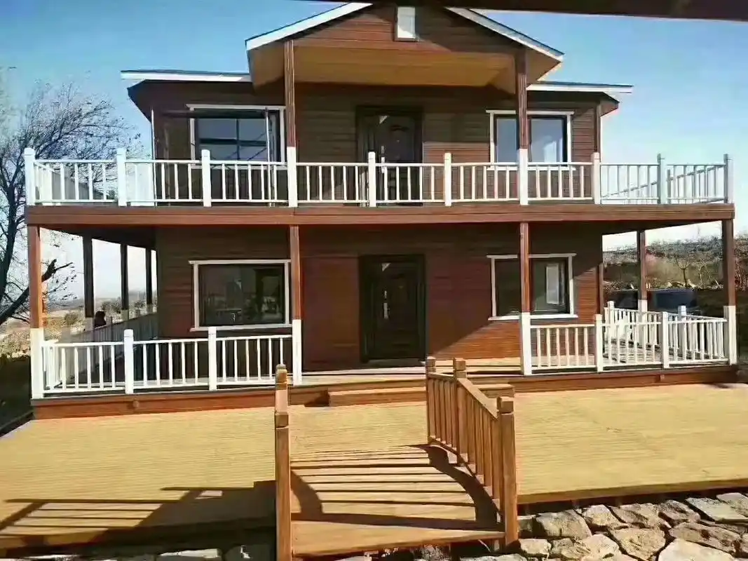 防腐木木屋别墅,不仅 - 抖音