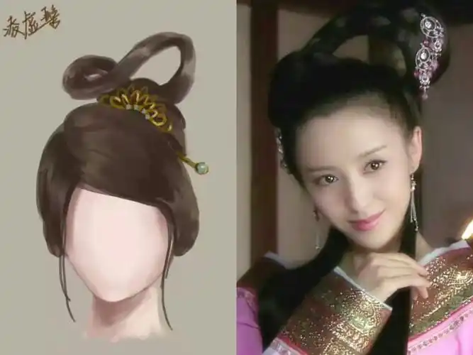 古代女子发髻图片(古代女子发髻图解)