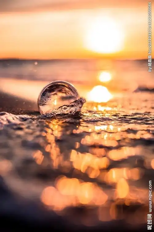 唯美背景 黄昏 夕阳 光点 夕阳西下,唯美背景设计素材,昵图网:图片