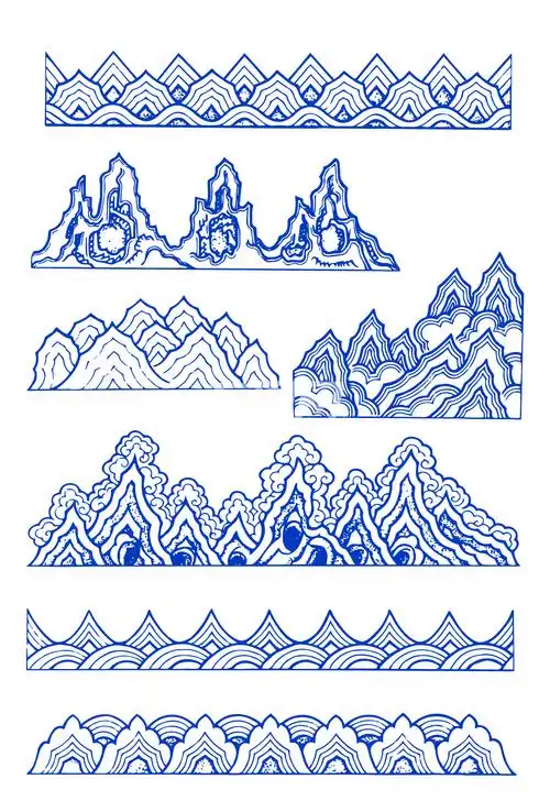 山水回纹 - 有图网_免费素材分享平台yotopic.com