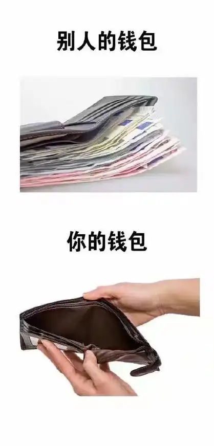 别人的钱包你的钱包 - 简直太形象了