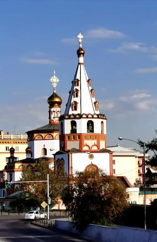 黄金周国内人多我们一家选择了一个偏僻的地方来到俄罗斯的伊尔库茨克