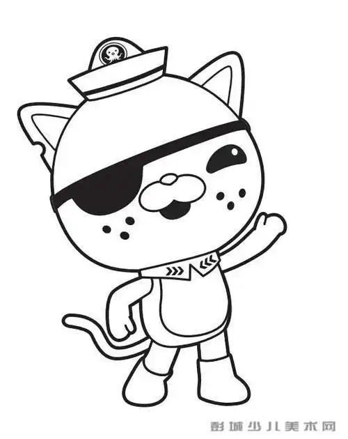 海底小纵队呱叽简笔画