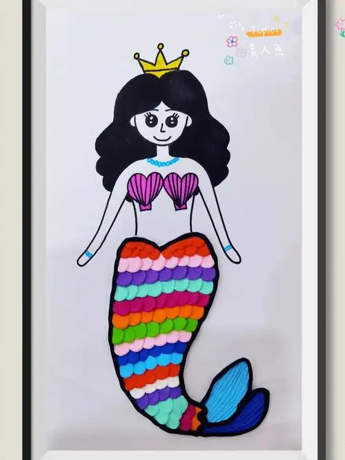 粘土作品美人鱼