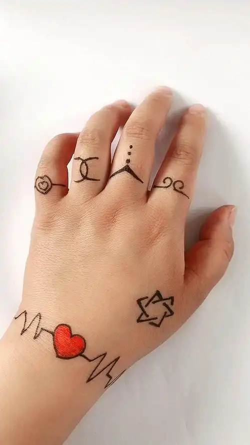 简单画#纹身小图案教程