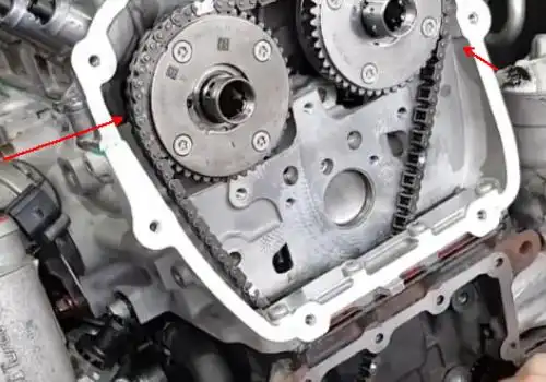 奔驰e260发动机正时链条记号怎么对_你问我答网