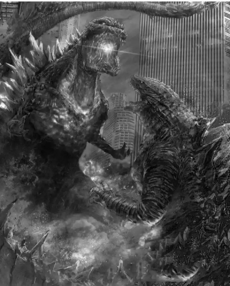 画哥斯拉教程 画了很久