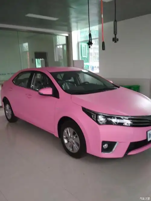 【图】白色改粉色,满满的少女心_卡罗拉论坛_汽车之家论坛