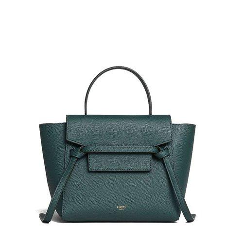 【包邮包税】celine/赛琳 经典款nano belt女士小牛皮手提单肩包鲶鱼