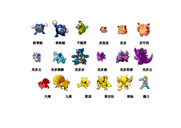 神奇宝贝图鉴(进化顺序很完整).doc