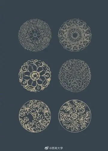 中国古代纹理图案素材