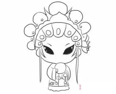 最简单京剧简笔画