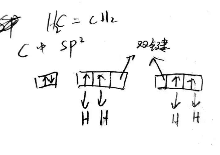 关于乙烯杂化轨道这件事