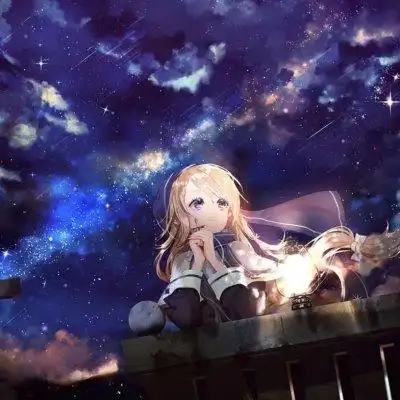 星空动漫女头_卡通动漫头像_我要个性网