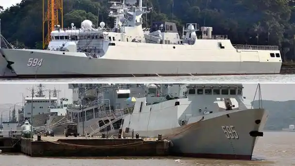 p data-id="gnx9katm2y">潮州号护卫舰(舷号:595)是 a target="