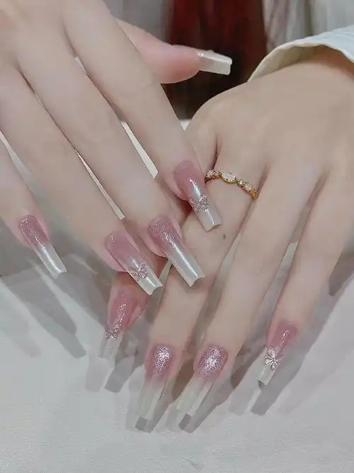 超美好看的仙女法式长美甲合集 带上你的好闺蜜一起安排一下夏日美甲