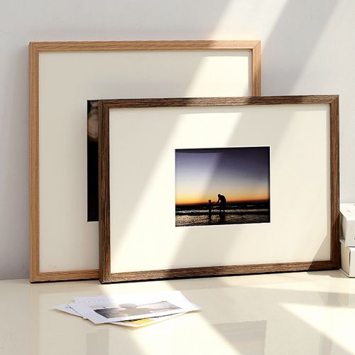 实木相框挂墙定制简约外框架a4证书框摆台a3木质24寸8开k装裱画框