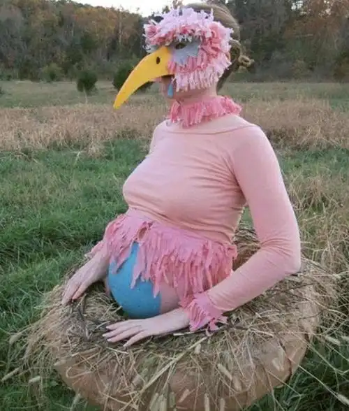 快来看看,怀孕妈妈的万圣节:"超级大肚装"