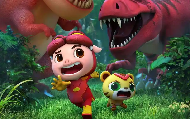 侠大电影之恐龙日记》五一档动画电影首选,猪猪侠带你探索恐龙世界!
