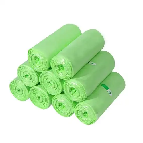 森特绿色可降解hdpe 淀粉基塑料袋环保微生物堆肥降解袋45*50中号