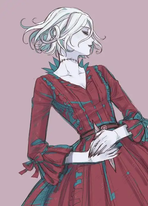 第五人格红夫人推特画师pillo