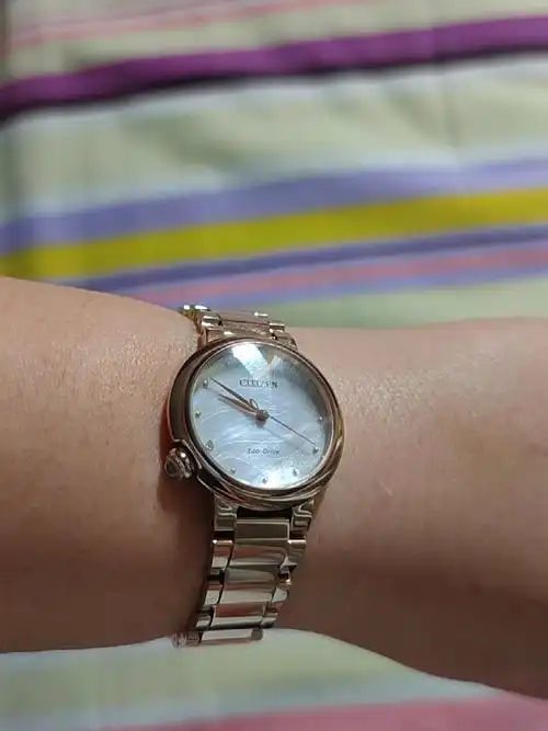 西铁城藏星河花语风吟腕表,光动能机芯,2000元左右女友礼物