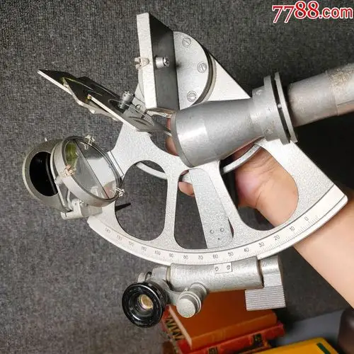 古董苏联航海六分仪1987年船用工具老物件工业风民俗摆件仪器