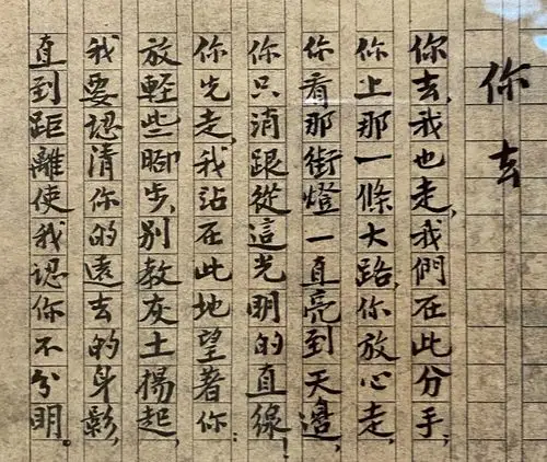 徐志摩写给林徽因的信(情书)